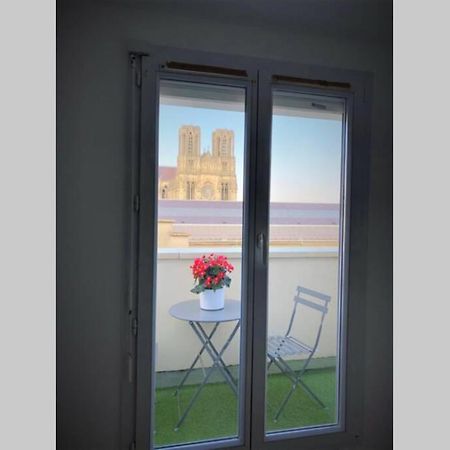 Hypercentre Grand Balcon Vue Cathedrale Appartement Reims Buitenkant foto